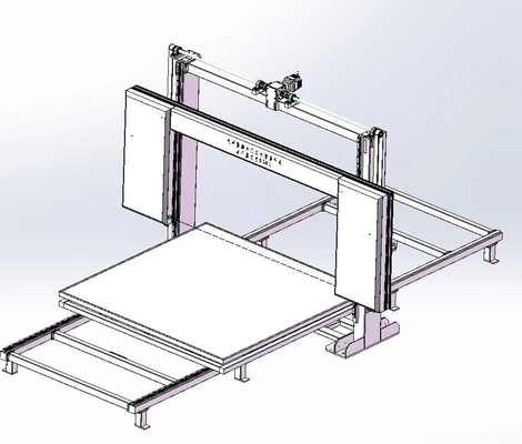 Pionowy nóż wibracyjny CNC do elastycznej pianki odbicia 4kw 380V 50HZ
