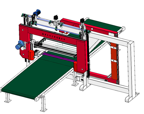Maszyna do cięcia CNC z podwójnym ostrzem 380 V 50 Hz 10 m / min DTC-SD2012