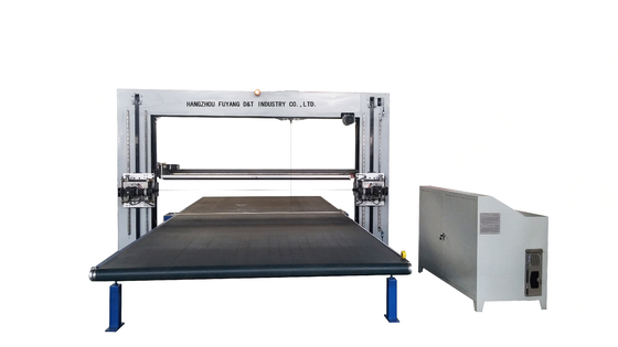 CNC pozioma maszyna do cięcia gąbki Pianka PU Ostrze oscylacyjne Automatyczne 6kw