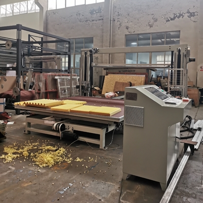 Maszyna do cięcia gąbki poziomej CNC do pianki PU Latex Basotect Composite Foam