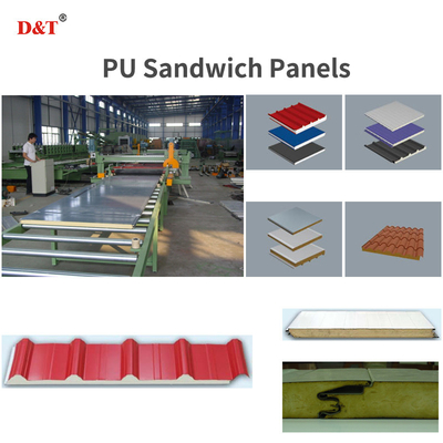 Eps Polyurethane PU Foam Sandwich Wall Panel Making Machine ciągła linia produkcyjna PU/PUR/PIR Sandwich Panel