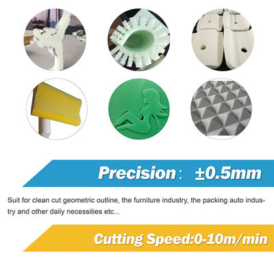 CNC Dual Oscillating Blade Foam Cutter dla wysokiej precyzji i wydajności w cięciu kształtów gąbki 2D i 3D z CE