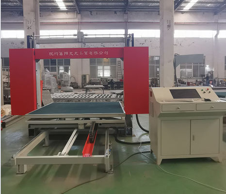 Nóż oscylacyjny CNC z pianki Rebound do poliuretanu ze stołem turingowym do cięcia kształtów 2D lub 3D