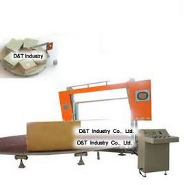 Okrągłe Poziome Cutter Sponge linia produkcyjna czworoboczny Foam Cutting