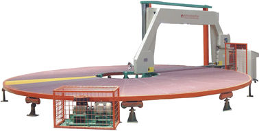 Okrągły Okrągły PU Foam Cutting maszyną cyfrową, koło poziome Cutter