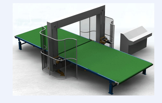 Pionowy nóż wibracyjny CNC do elastycznej pianki odbicia 4kw 380V 50HZ