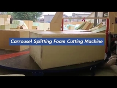 Niestandardowa wysokiej wydajności maszyna do cięcia gąbki, okrągło-horyzontalny ciętek