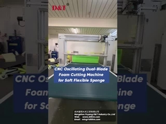 Dwukrotne ostrze 2D kształty oscylujące ostrze do cięcia konturu dla pianki odbicia