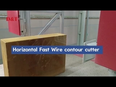 Dobrej jakości cyfrowa maszyna do cięcia konturów pianki CNC do wełny poliuretanowej / mineralnej