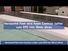 CNC Horizontal Fast Wire Rigid Foam Cutter cięcie EPS na arkusze 15 mm
